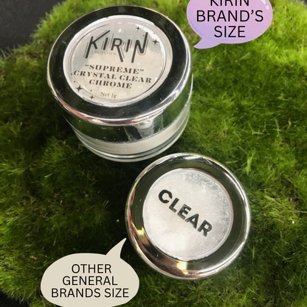 KIRIN Supreme Crystal Clear Chrome Powder Large Size