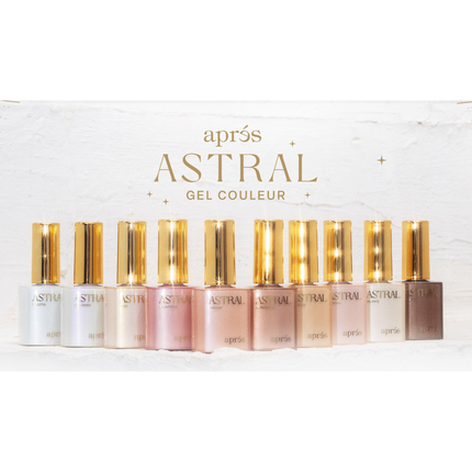 Apres - Astral Gel Couleur Set 10pcs - Flash Glitter (#FG01 - #FG10)