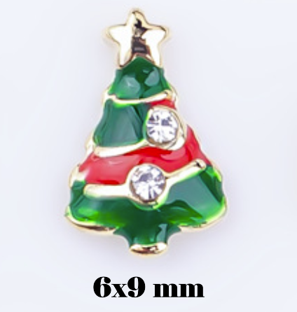 High Quality 3D Charm Xmas - Christmas Tree (5pcs/pk)
