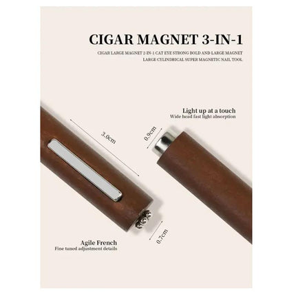 3 in 1 Multi-function Cat Eye Magnet Stick Large Cylindrical