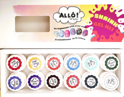 ALLÔ Shrink Gel Art Design - Available in 12 colors
