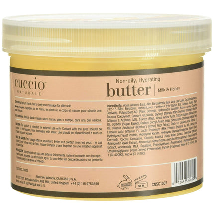 Cuccio - Butter Blend Milk & Honey  (26oz)