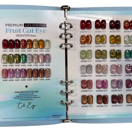 AVANI Premium Gel Polish Fruit Cateye HEMA/TPO-Free (24 colors)