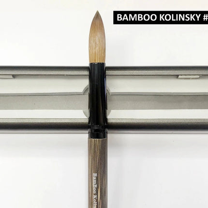 100% Bamboo Kolinsky Hair Acrylic Uncrimped GERMANY Brush (#16,18,20)