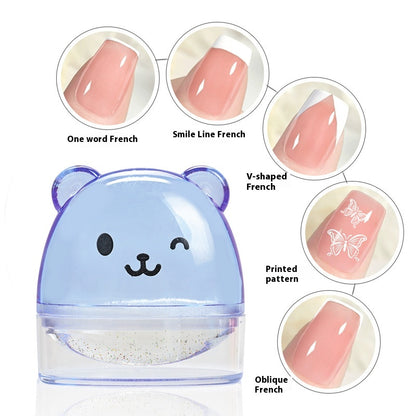 New Lovable Bear Silicone Stamp (Pink/Blue/Purple)