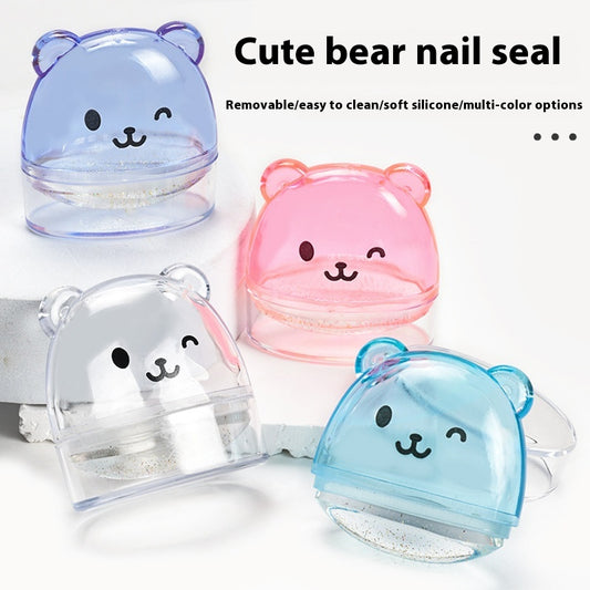 New Lovable Bear Silicone Stamp (Pink/Blue/Purple)