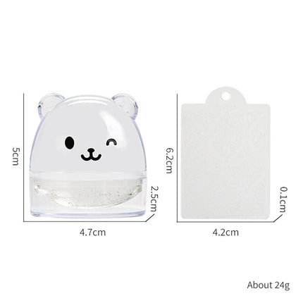 New Lovable Bear Silicone Stamp (Pink/Blue/Purple)