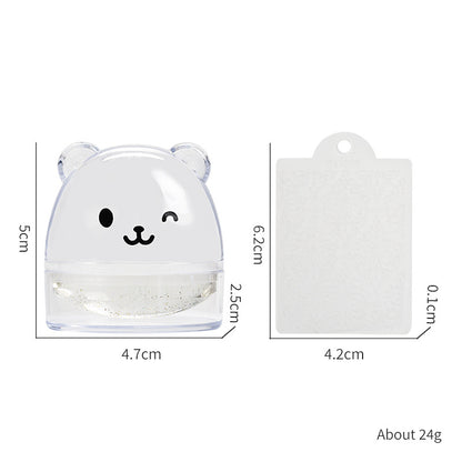 New Lovable Bear Silicone Stamp (Pink/Blue/Purple)