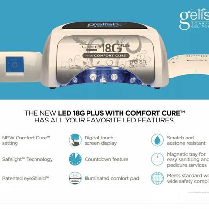 Gelish - 18G Plus LED Comfort Cure Lamp (36W)