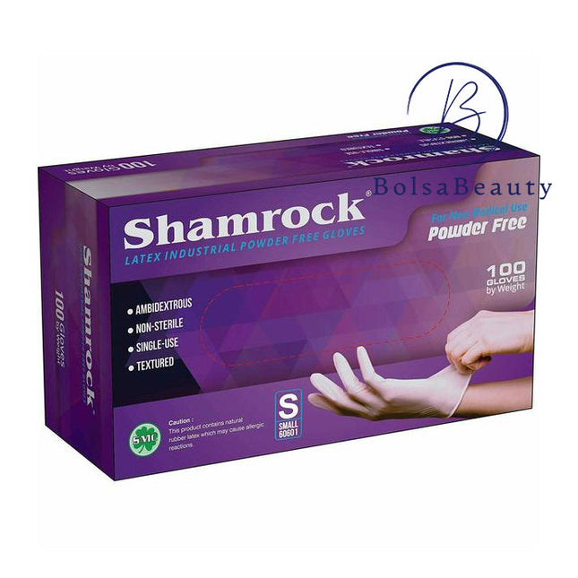 Shamrock - Latex Gloves Case 10 Boxes - Size S