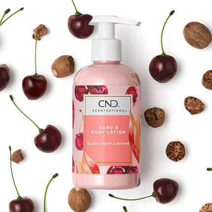 CND - Scentsations Black Cherry & Nutmeg Lotion (33oz & 8.3oz)