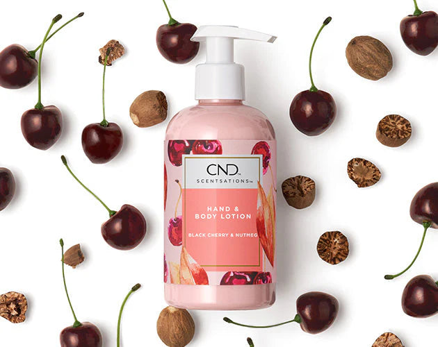 CND - Scentsations Black Cherry & Nutmeg Lotion (33oz & 8.3oz)