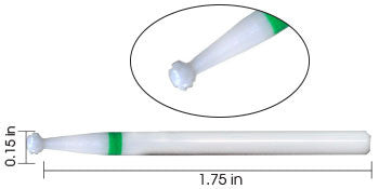 3/32" Drill Head Big Barrel Ceramic Bit