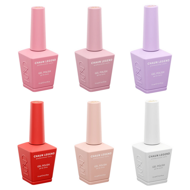 Chaun Legend - Professional Gel Collection 6pcs - Hues of Love