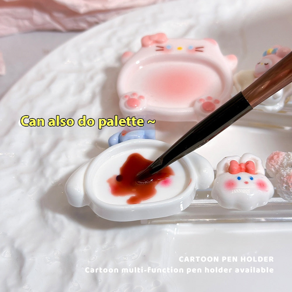 Multi-Functional Cute 3D Nail Brush Holder & Wash Cup - Various Styles Available