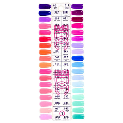 DND - DC Gel & Lacquer Duo Full Set 36 Colors (#1, #2, #3)