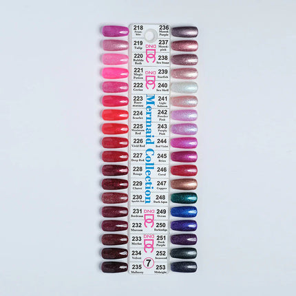 DND - DC Mermaid Full Set 36 Colors (#218 - #253)