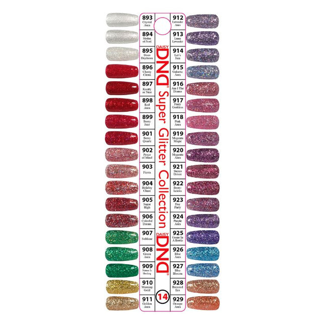 DND - Super Glitter 2023 Duo Full Set 36 Colors (#893 - #929)