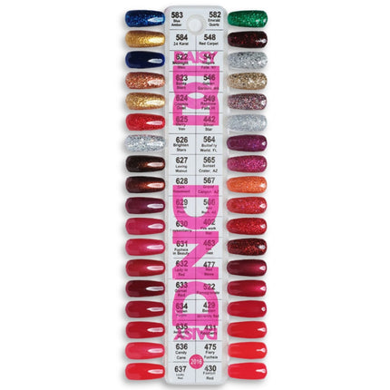 DND - Colors Sample Chart (#01 - #16)