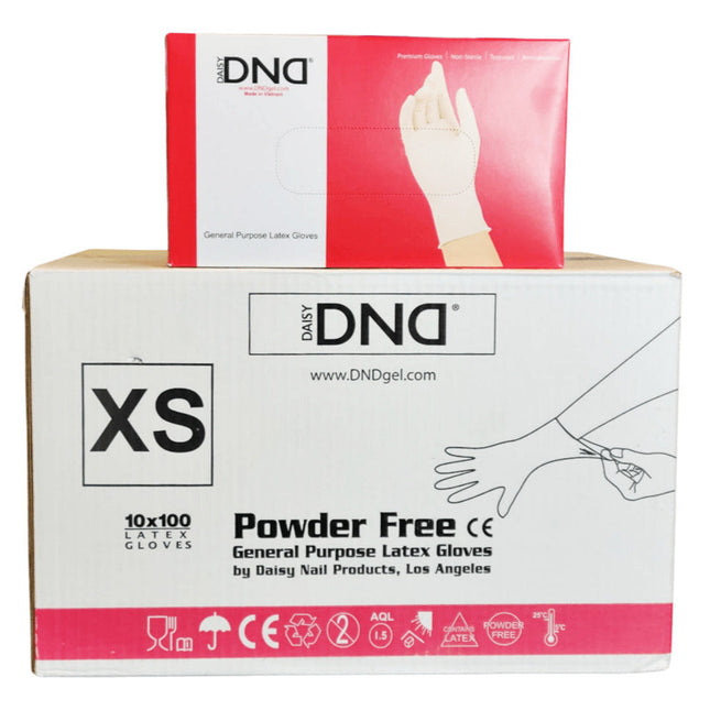 DND - Latex Gloves Case 10 Boxes - Size  S