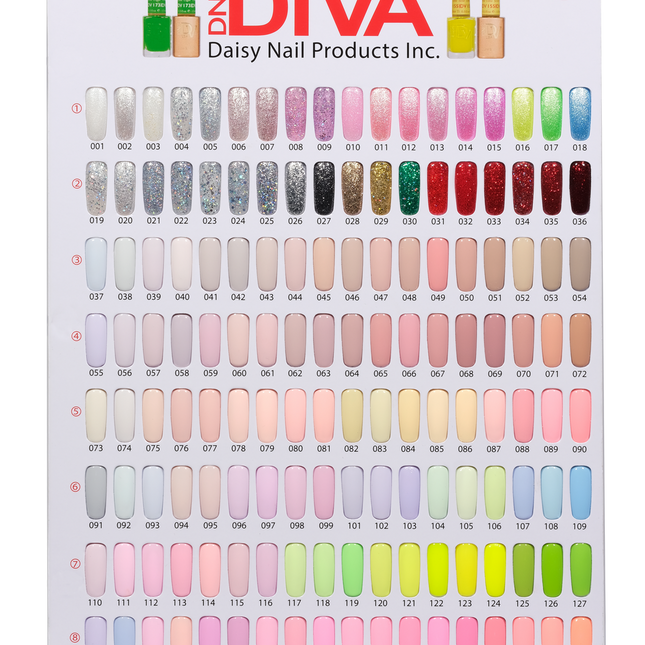 DND - DIVA Gel & Lacquer Duo (#01 - #72) - NEW 2024