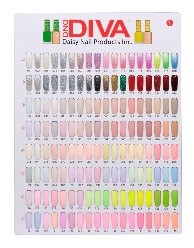 DND - DIVA Gel & Lacquer Duo (#219 - #290) - NEW 2024