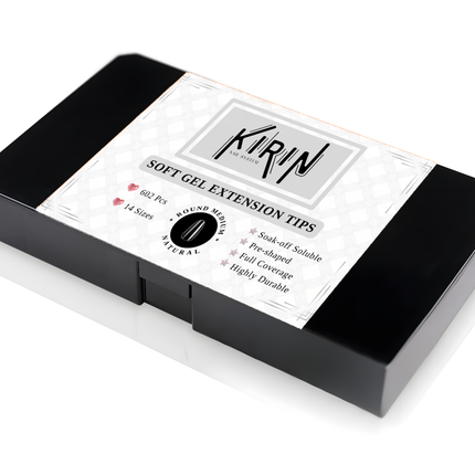 KIRIN Soft Gel X Tips Nail Box - Round (XS, S, M, L)