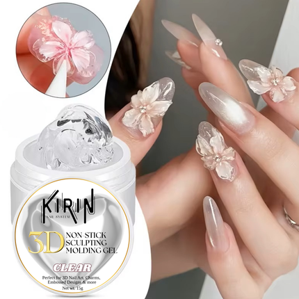 KIRIN 3D Non-stick Sculpting Molding Jam Gel 15g - Available in 3 colors(Clear/White/Pearl White)