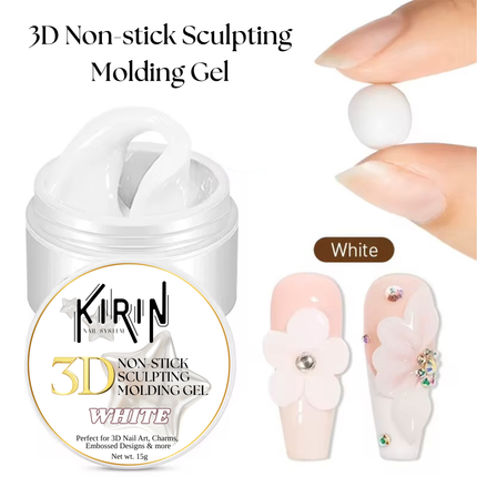 KIRIN 3D Non-stick Sculpting Molding Jam Gel 15g - Available in 3 colors(Clear/White/Pearl White)