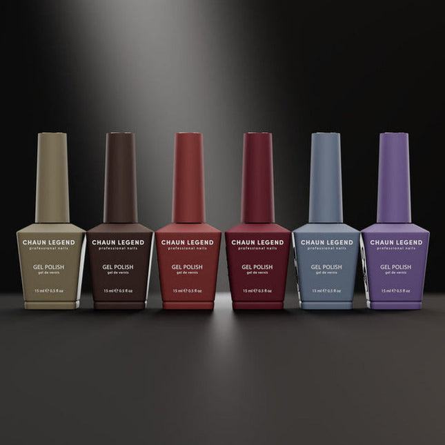 Chaun Legend - Professional Gel Collection 6pcs - Earthy Faves