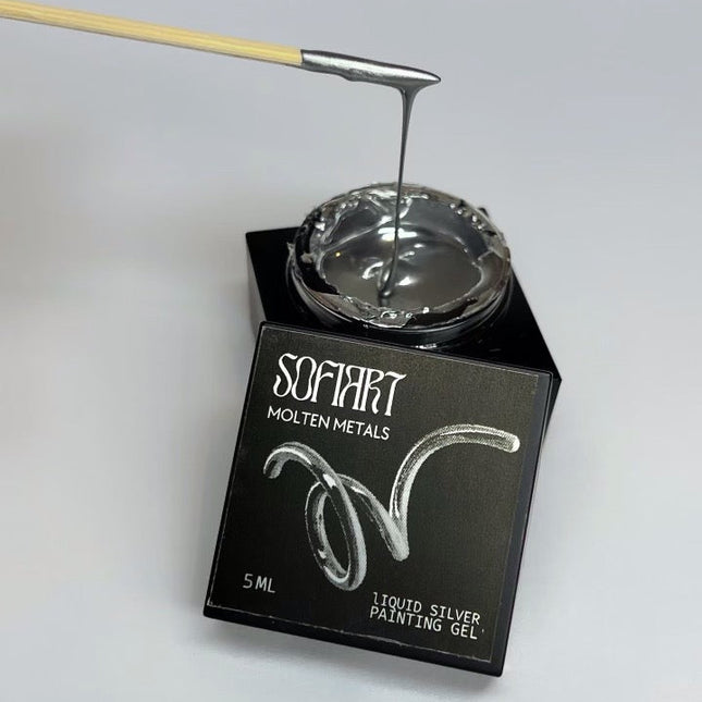 SOFIART Molten Metal Chrome Gel Design 5g (Silver/Gold/Pink)