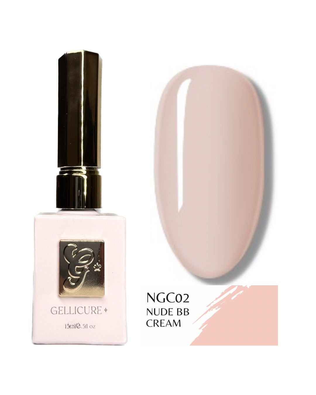 GELLICURE Sheer Nude Classic Gel Colors 0.5oz - 24 Shades Available