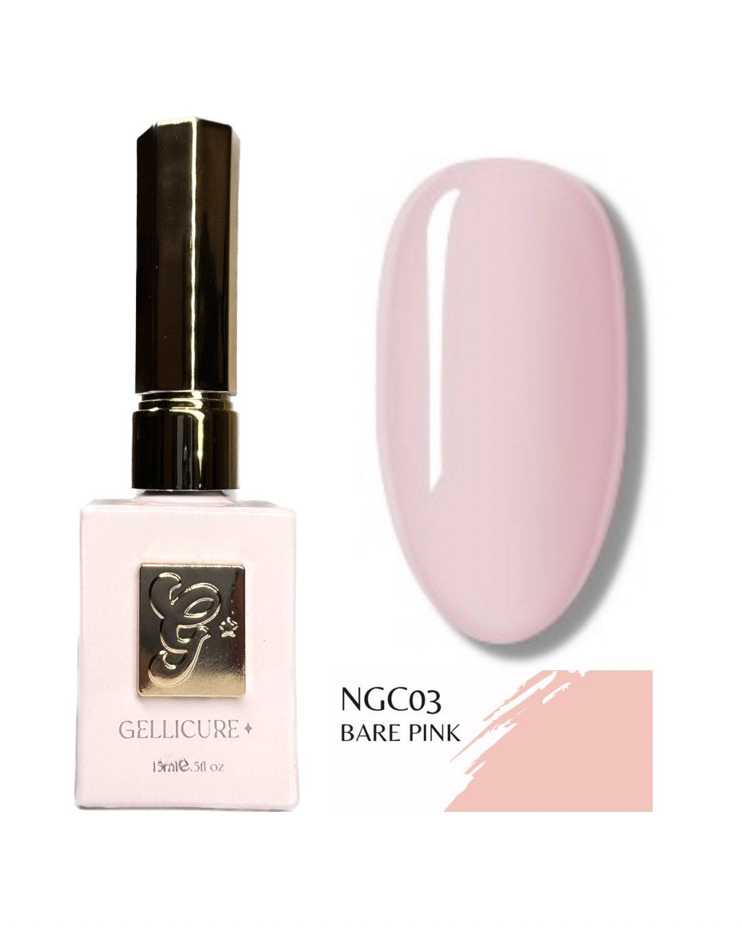 GELLICURE Sheer Nude Classic Gel Colors 0.5oz - 24 Shades Available