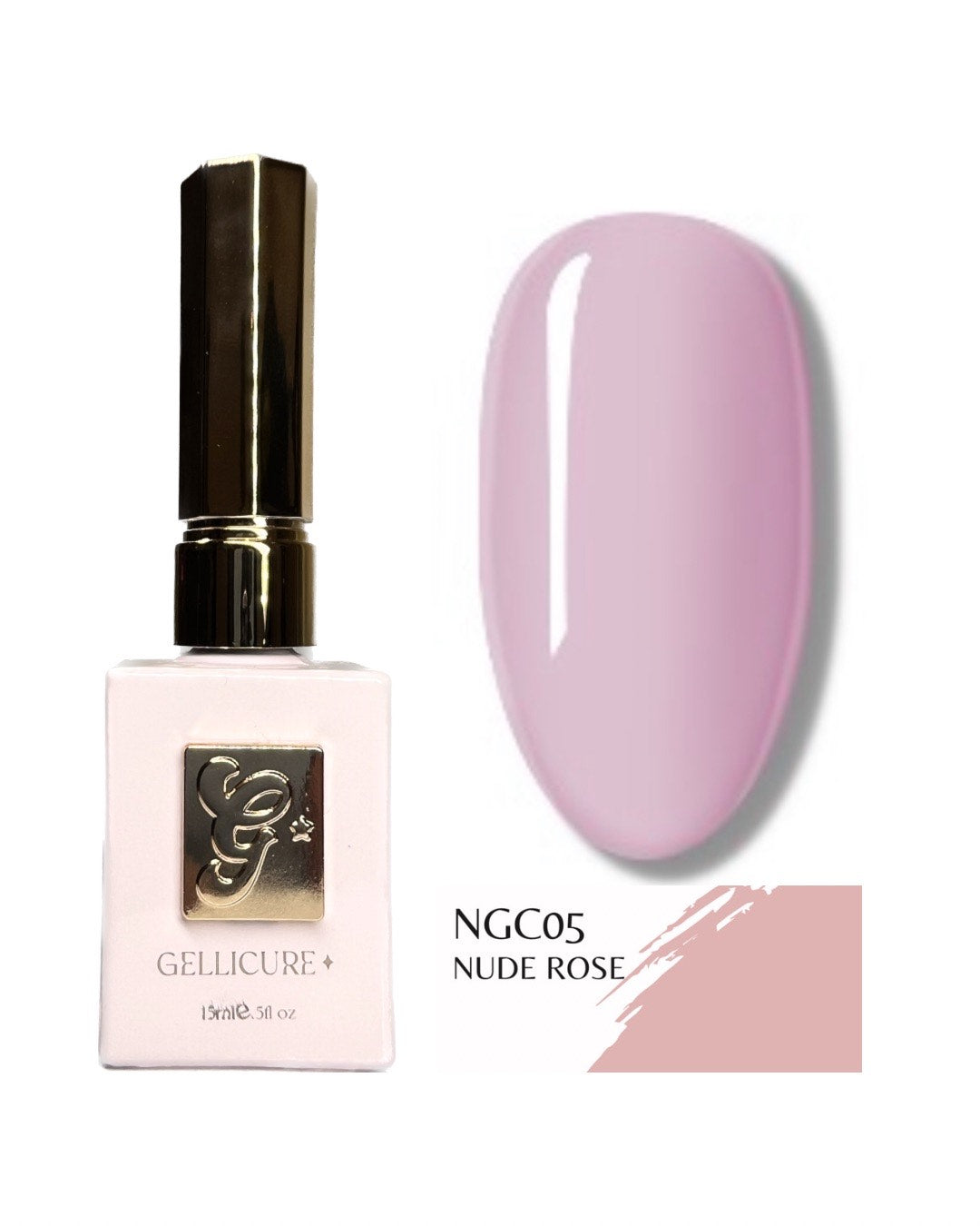 GELLICURE Sheer Nude Classic Gel Colors 0.5oz - 24 Shades Available