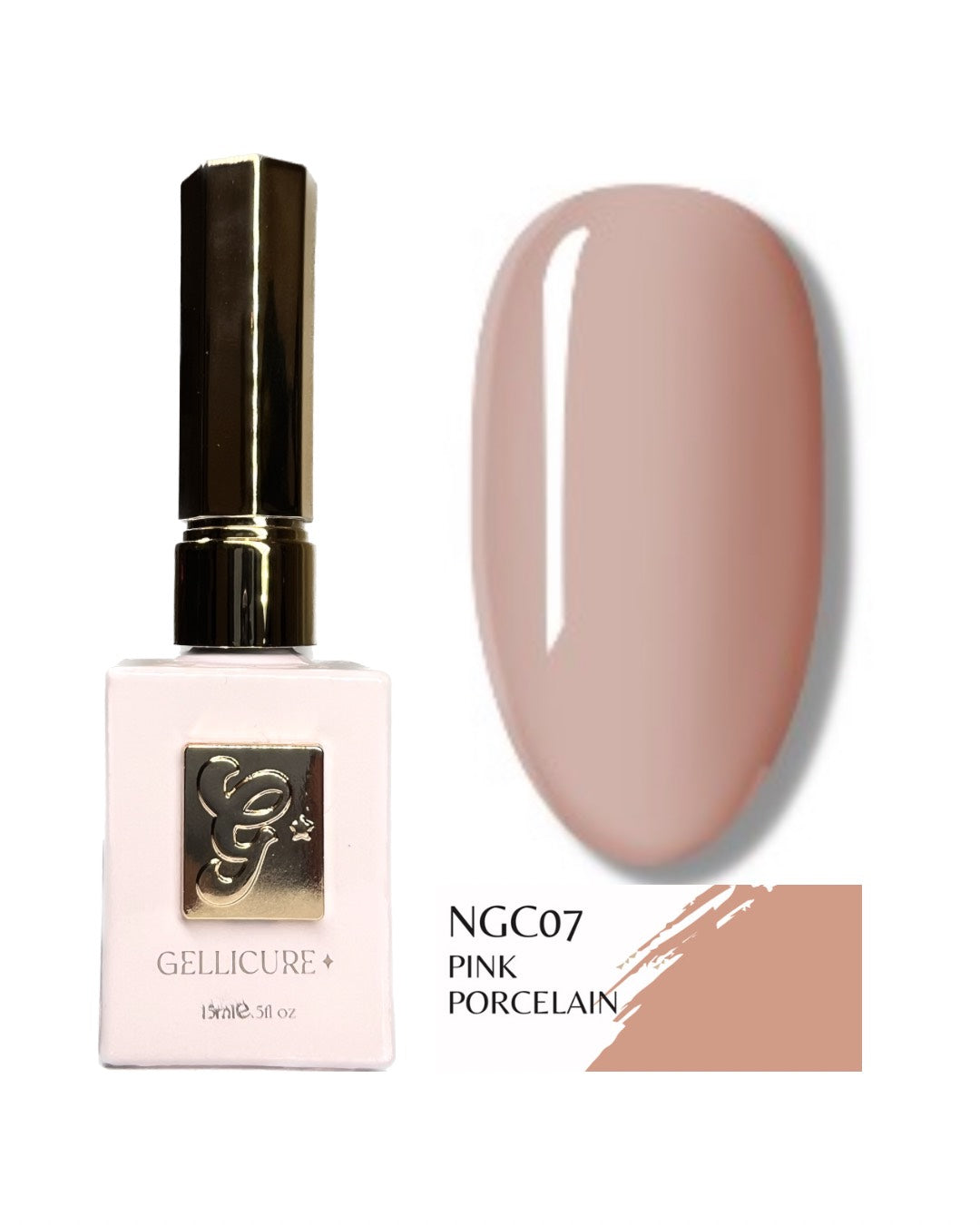GELLICURE Sheer Nude Classic Gel Colors 0.5oz - 24 Shades Available