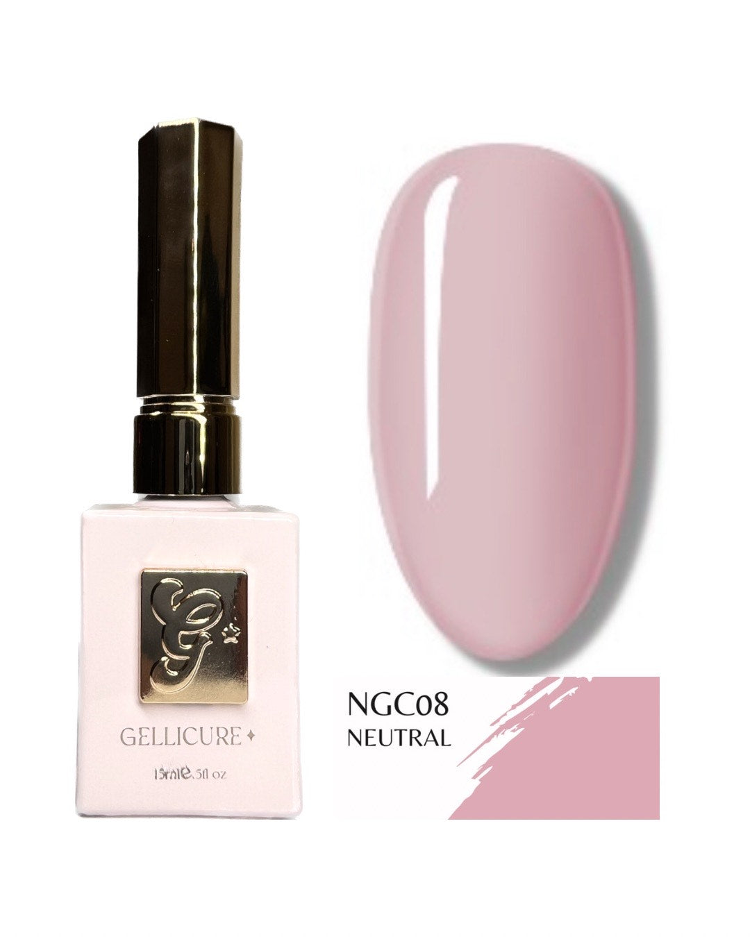 GELLICURE Sheer Nude Classic Gel Colors 0.5oz - 24 Shades Available