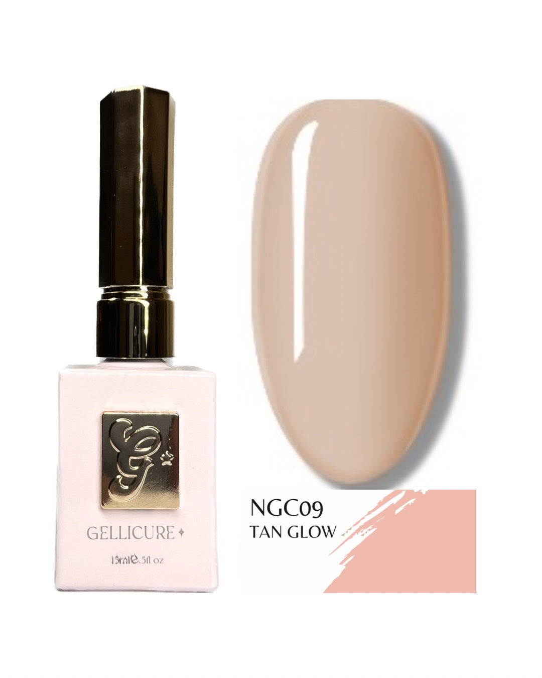 GELLICURE Sheer Nude Classic Gel Colors 0.5oz - 24 Shades Available