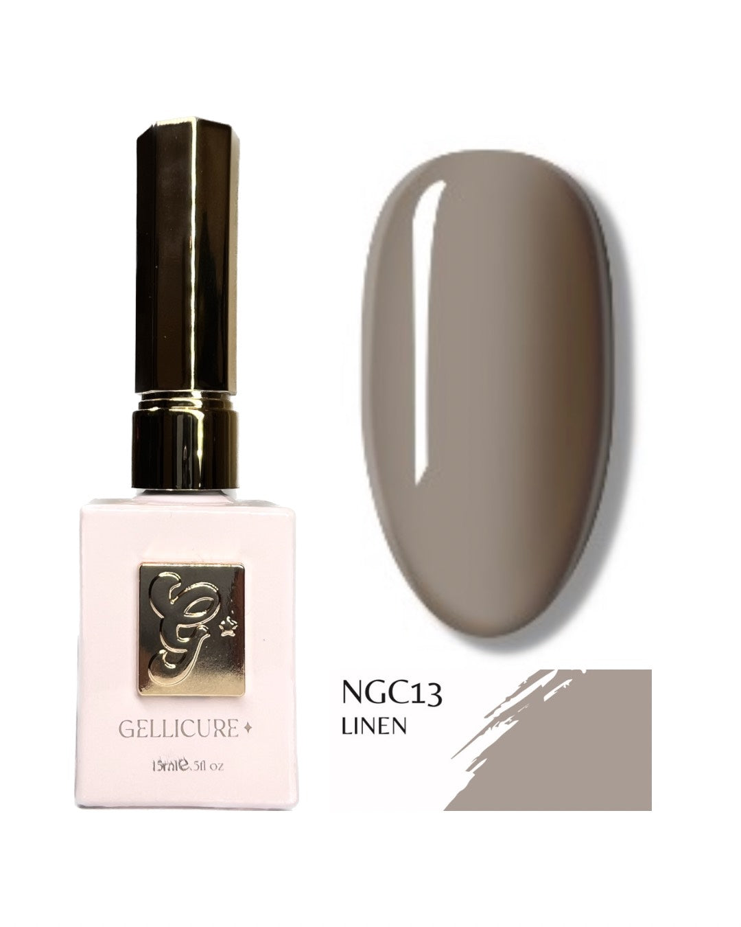 GELLICURE Sheer Nude Classic Gel Colors 0.5oz - 24 Shades Available
