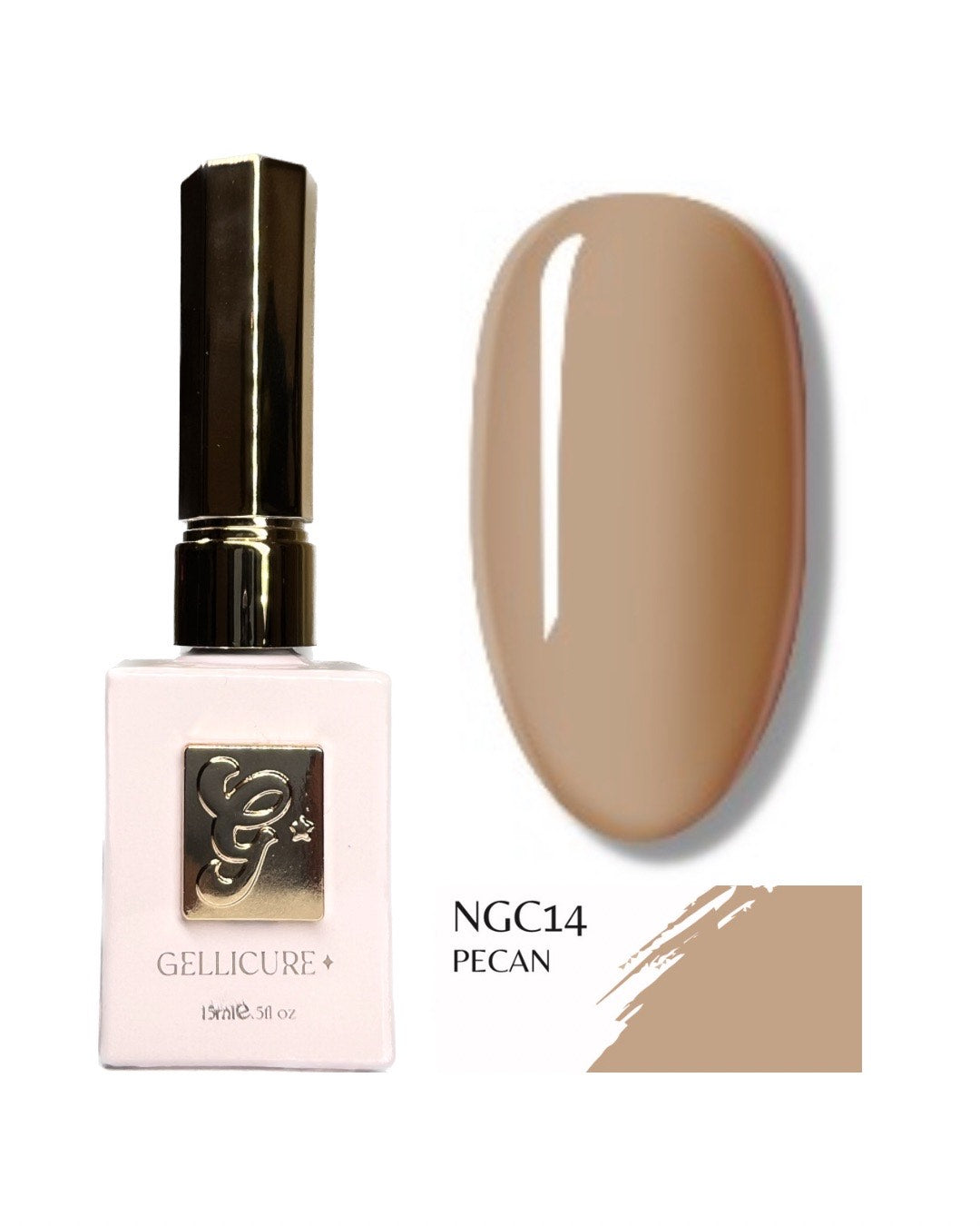 GELLICURE Sheer Nude Classic Gel Colors 0.5oz - 24 Shades Available