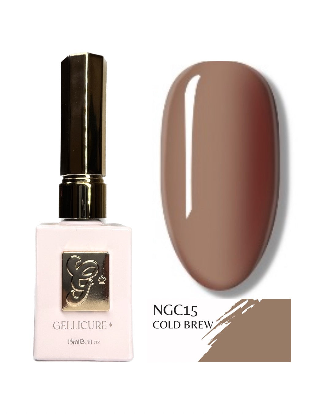 GELLICURE Sheer Nude Classic Gel Colors 0.5oz - 24 Shades Available