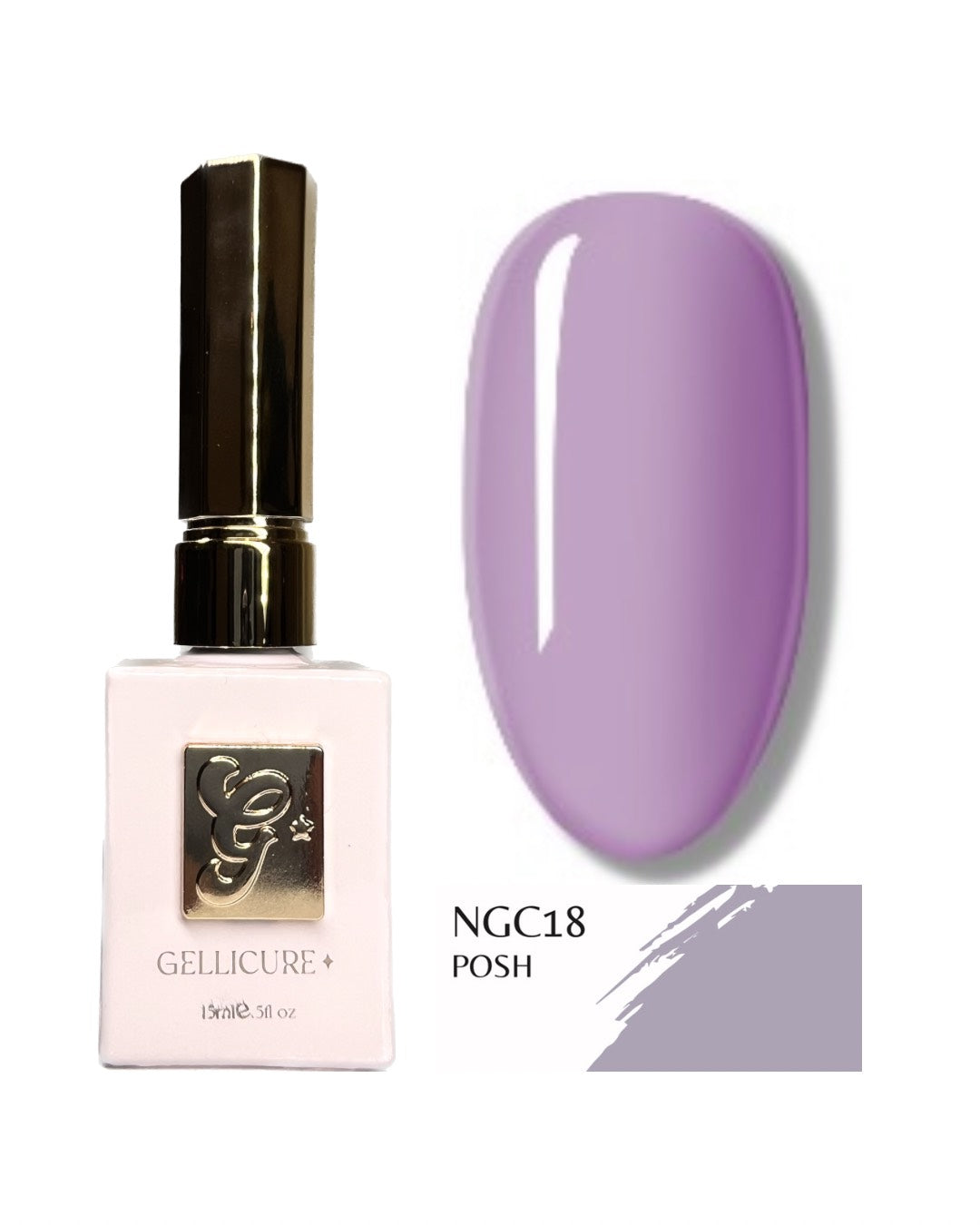 GELLICURE Sheer Nude Classic Gel Colors 0.5oz - 24 Shades Available