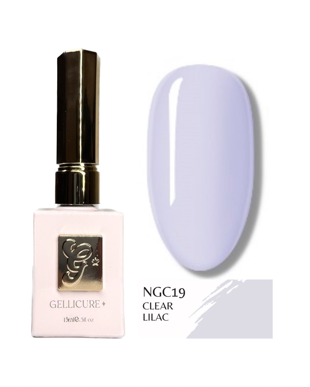 GELLICURE Sheer Nude Classic Gel Colors 0.5oz - 24 Shades Available