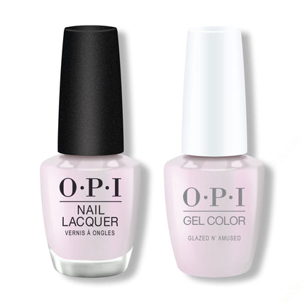 OPI - Gel & Lacquer Duo - Glazed N' Amused