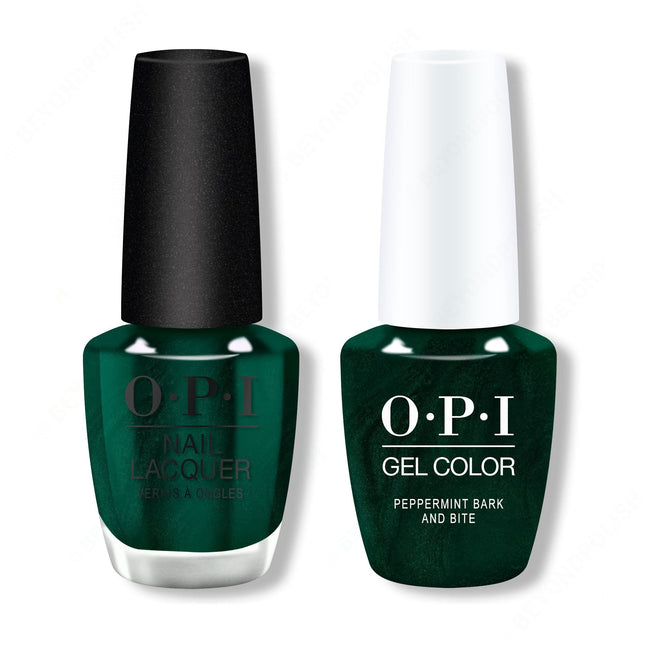 OPI - Gel & Lacquer Duo - Peppermint Bark and Bite