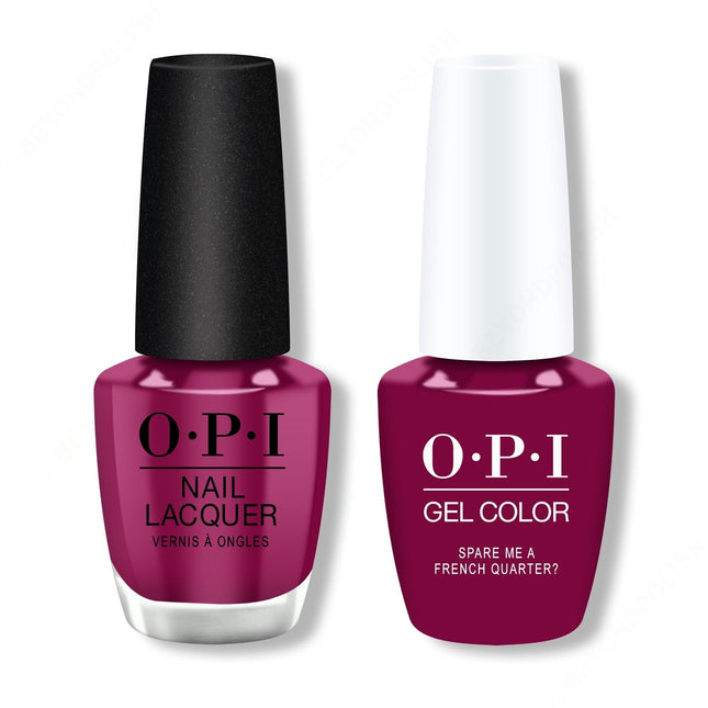 OPI - Gel & Lacquer Duo - Spare Me A French Quarter