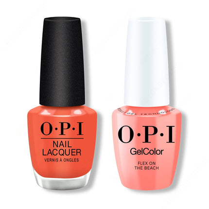 OPI - Intelli-Gel & Lacquer Duo - Flex On The Beach Vegan, HEMA-free and TPO-free