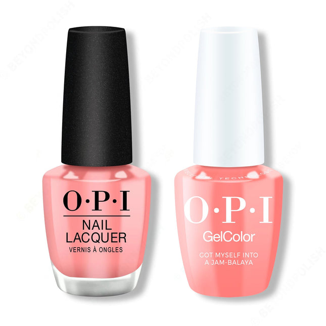 OPI - Intelli-Gel & Lacquer Duo - Got Myself into a Jam-balaya Vegan, HEMA-free and TPO-free