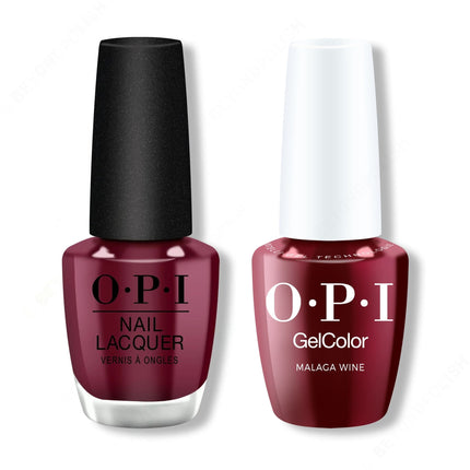 OPI - Intelli-Gel & Lacquer Duo - Malaga Wine Vegan, HEMA-free and TPO-free