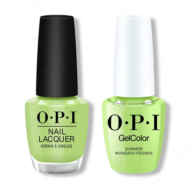 OPI - Intelli-Gel & Lacquer Duo - Summer Monday-Fridays Vegan, HEMA-free and TPO-free