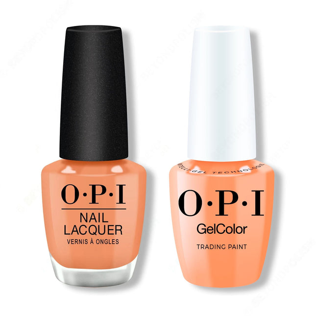 OPI - Intelli-Gel & Lacquer Duo - Trading Paint Vegan, HEMA-free and TPO-free